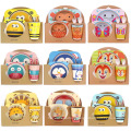eco friendly bamboo fiber personalized plates for kids cute childrens dinnerware